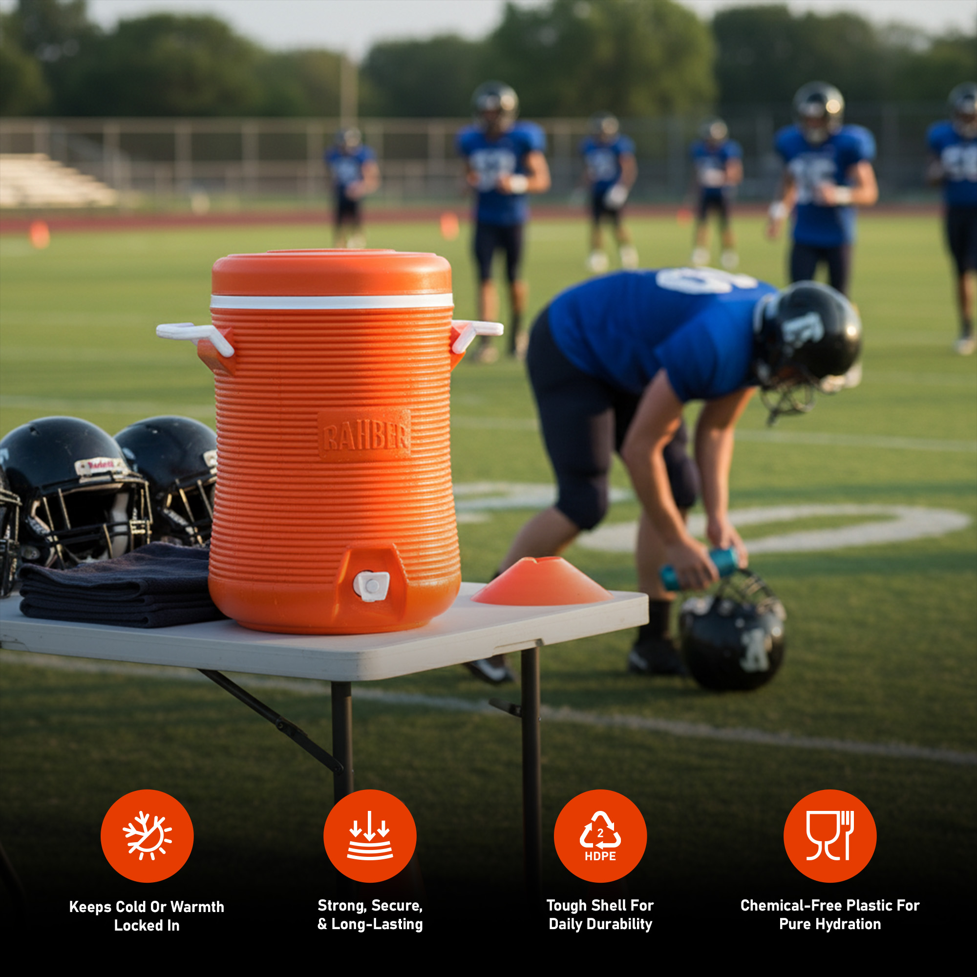 5 Gallon Heavy-Duty Insulated Beverage Cooler Dispenser - Image 4