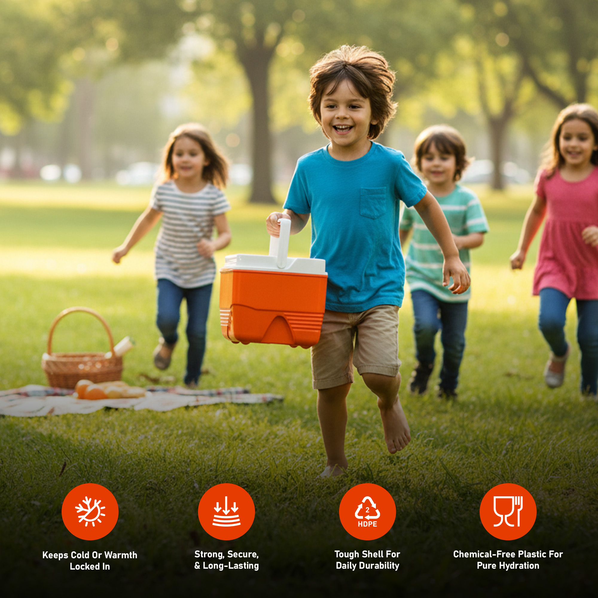 Small Ice Chest 5.75 Qt Hard Cooler for Travel & Everyday Use - Image 6